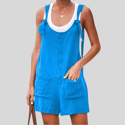 CHLOE -  Latzshorts mit Boho-Vibes