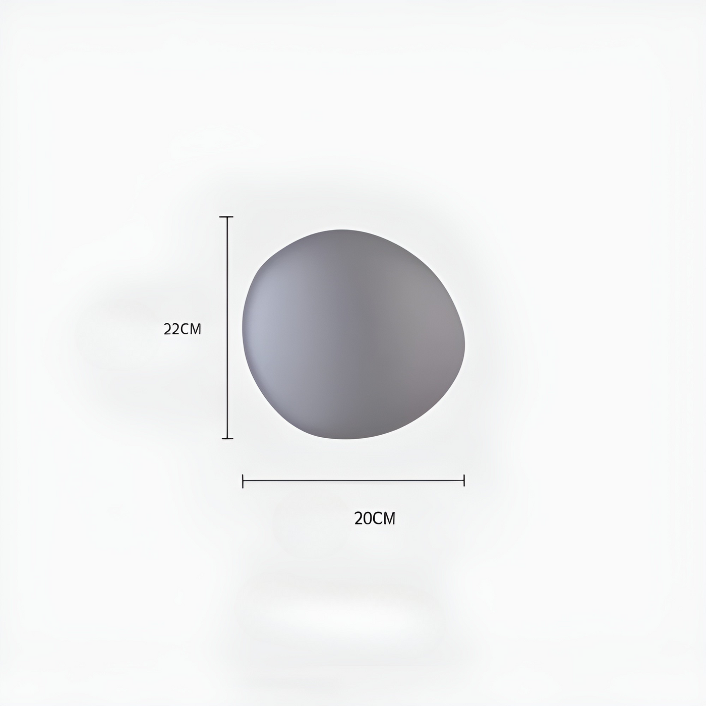 LumePebble Light – Nordische Kieselstein-Style LED-Wandleuchte