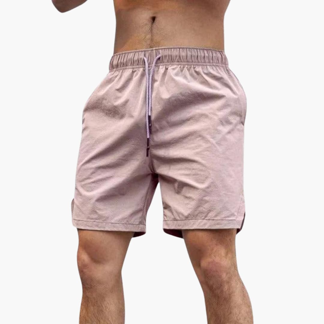 Herren Badeshorts mit Seitentaschen und elastischem Bund