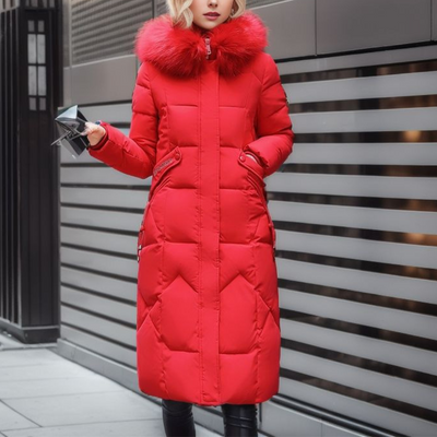 Daunenjacke Damen Lang Mit Kapuze | Gefüttert Und Elegant