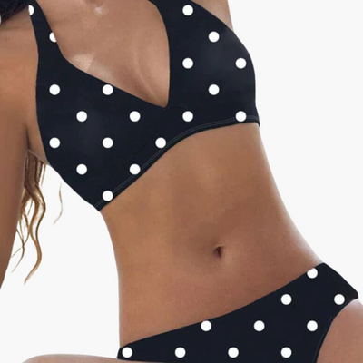Rückenfreier Damen Bikini - Neckholder Design für Sommerurlaub