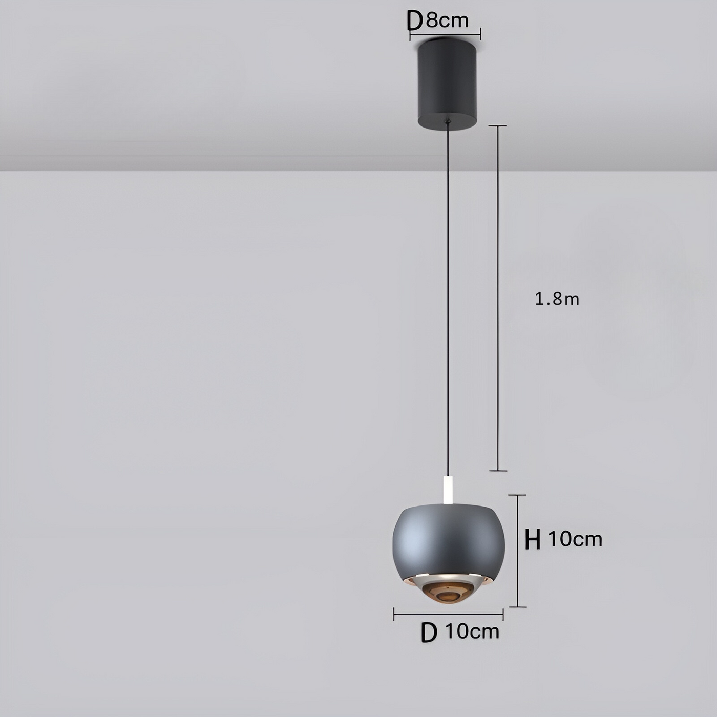 OrbitGlow Light - Moderne LED-Hängelampe