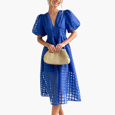 Elegantes Midikleid für Damen - Sommerliches Chic-Kleid