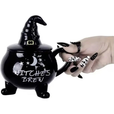 SpookySips – Halloween-Kessel-Keramikbecher