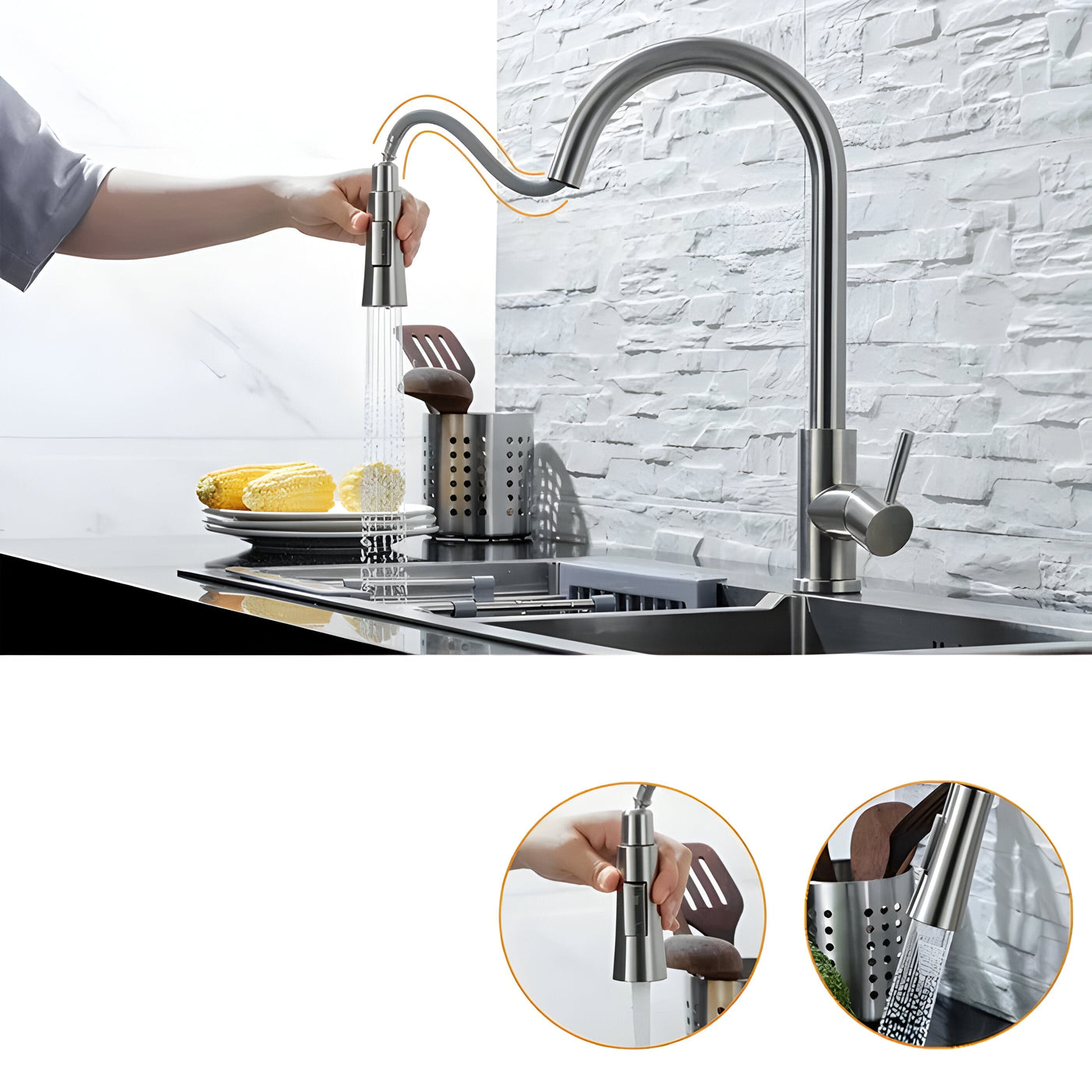 SmartSpout Wasserhahn – Intelligenter Touch-Küchenarmatur