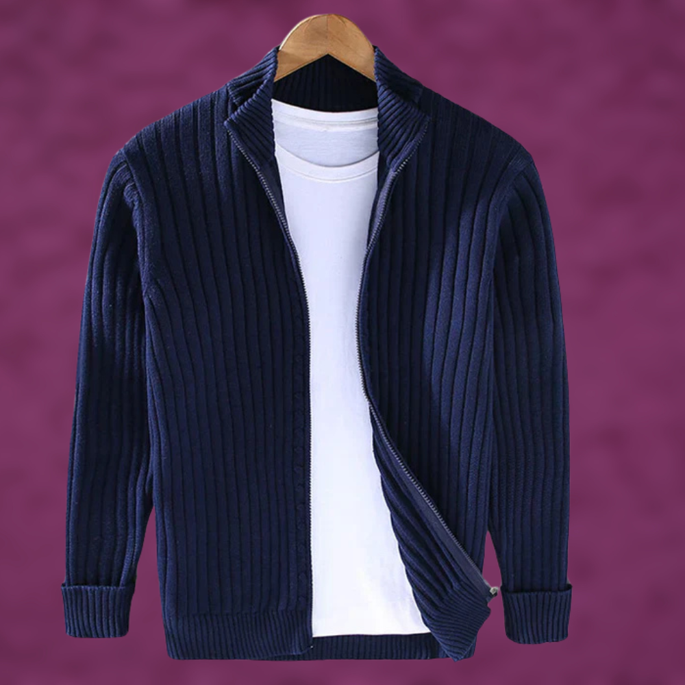 Evrard - Strickjacke mit Reißverschluss