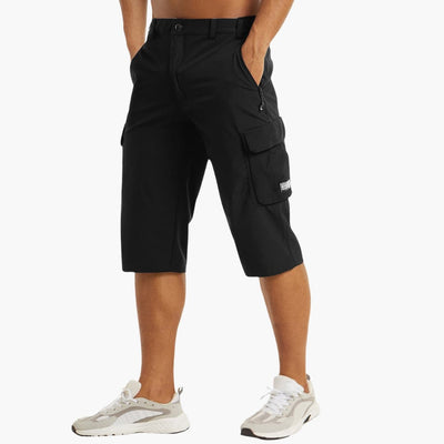 Herren Bermuda Cargo Shorts mit Taschen für Sommer Outdoor