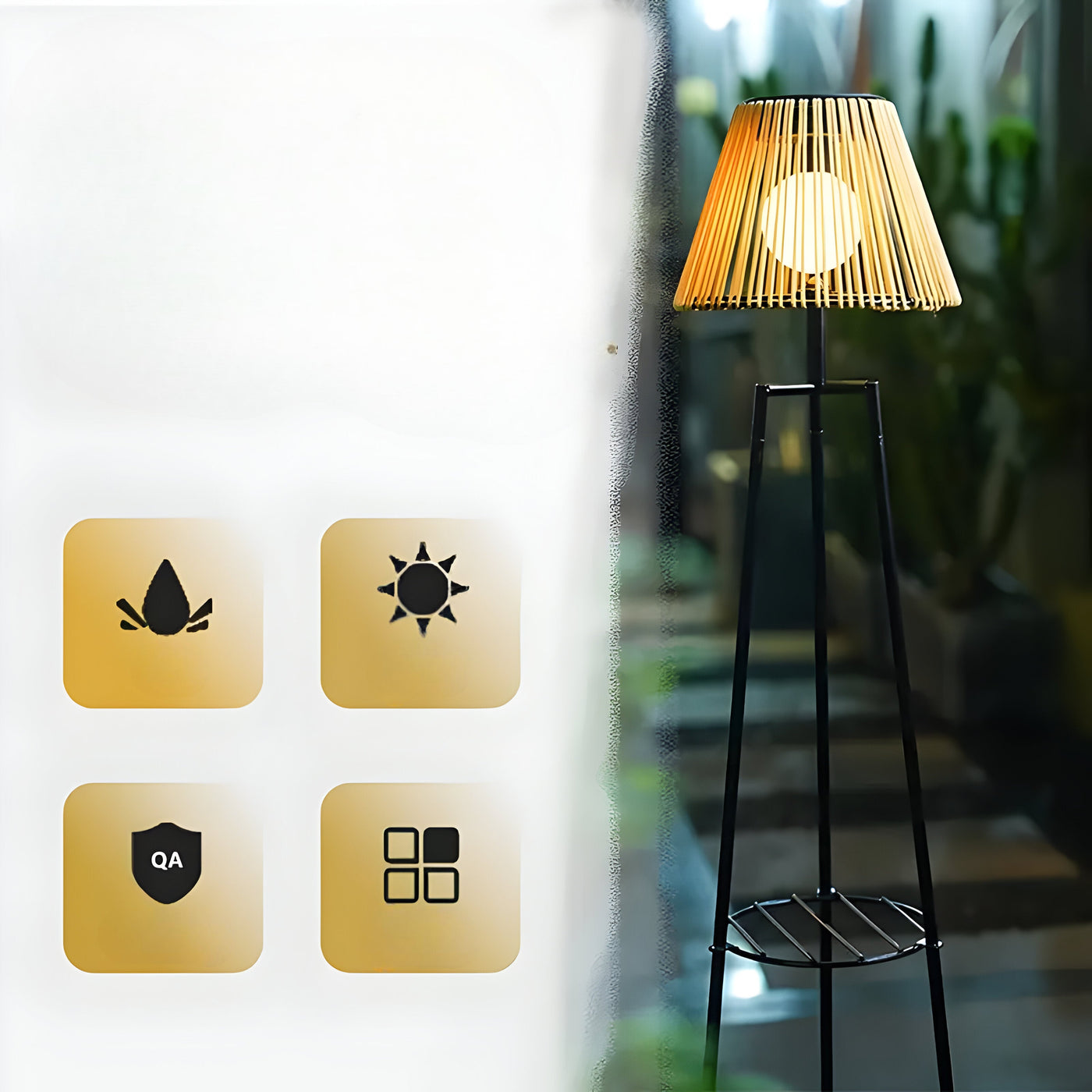 PrismWeave Light – Solarbetriebene Außenleuchte für Gartenwege