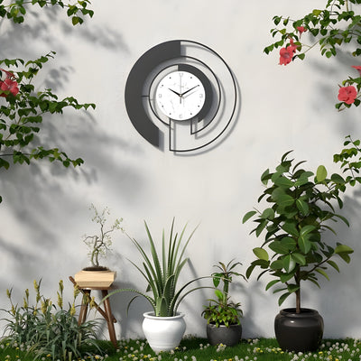 TimelessArc Clock – Minimalistische Geräuschlose geometrische Wanduhr