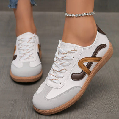 Flache Turnschuhe im Retro-Stil für Frauen - Daniela