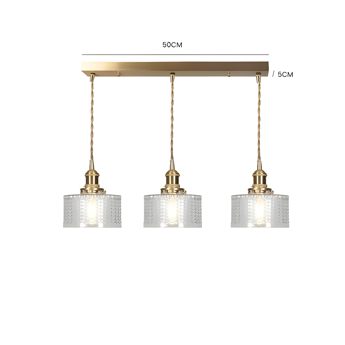 CrystalWave Light – Retro Kurze Zylinder LED Pendelleuchte