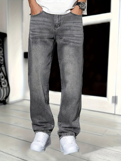 Gerade Geschnittene Denim-Jeans für Herren