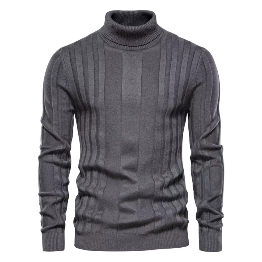 Anthelme - Feinstrick-Rollkragenpullover für Herren