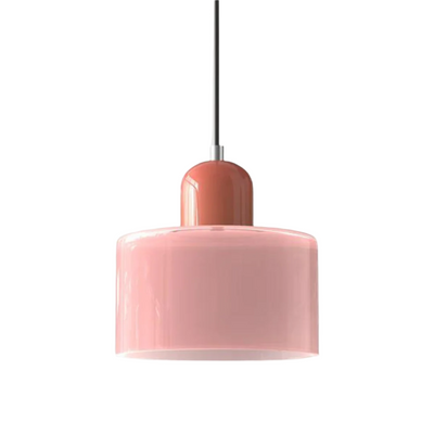 GlamorGlass Light - Europäische Retro Zylinder Pendelleuchte