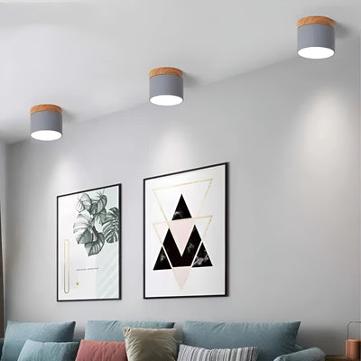 WoodTone Light - Modernes LED-Downlight für die Decke