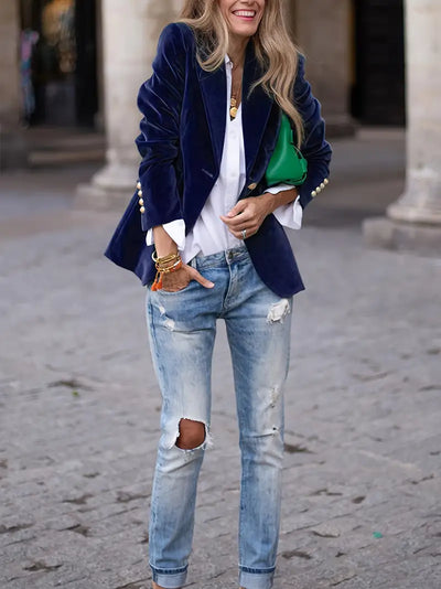 Caterina™ | Eleganter Blazer aus Samt