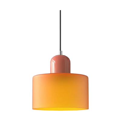 GlamorGlass Light - Europäische Retro Zylinder Pendelleuchte