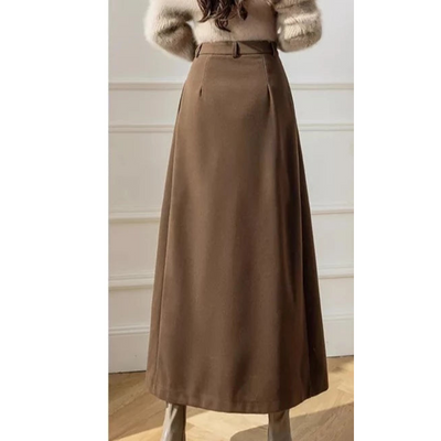 Faltenrock Mit Hoher Taille für Damen - Lässig