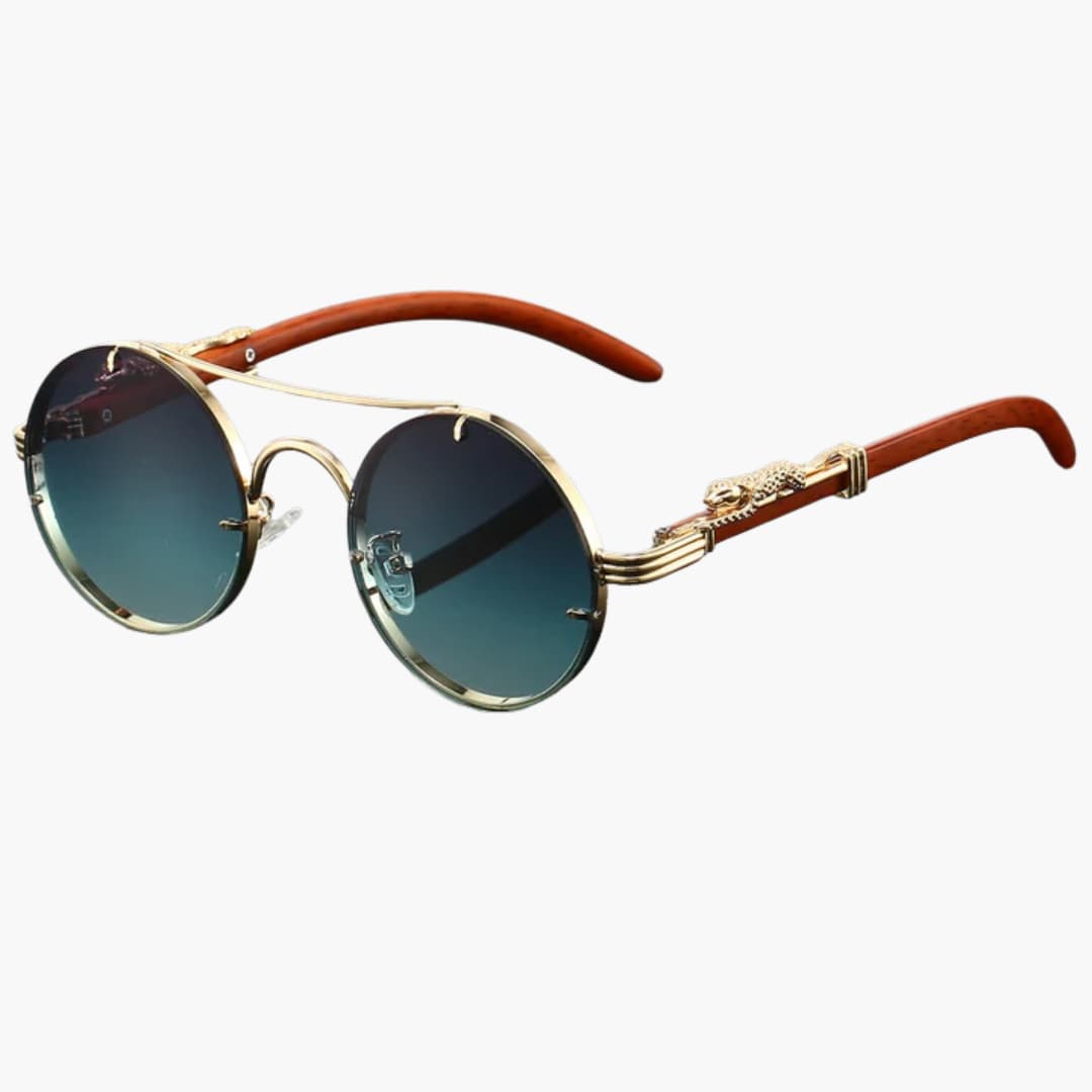 Damen Sonnenbrille mit Rundgläsern und UV-Schutz für alle Jahreszeiten