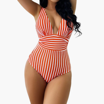 Badeanzug Einteiler - Damen Bademode mit Bauchkontrolle