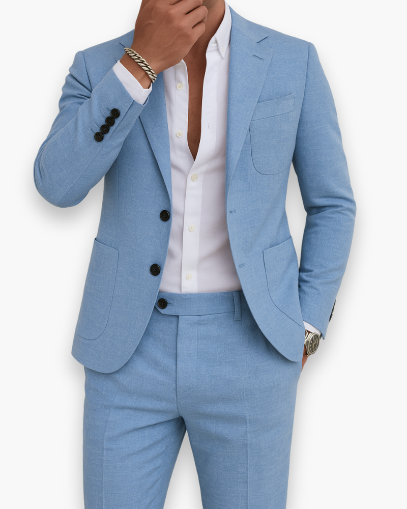 Herren Eleganter Sommeranzug | Modernes Design für Hochzeit und Büro