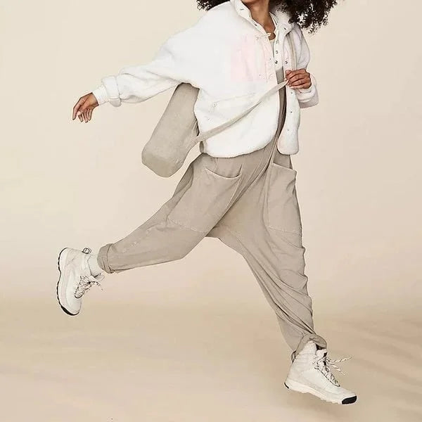 TINATII  Vielseitiger Baumwoll-Overall für Damen – Stilvoll & Bequem