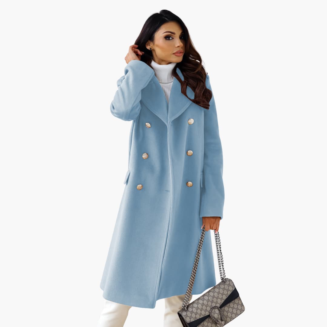 Lapel Collar Trenchcoat für Damen