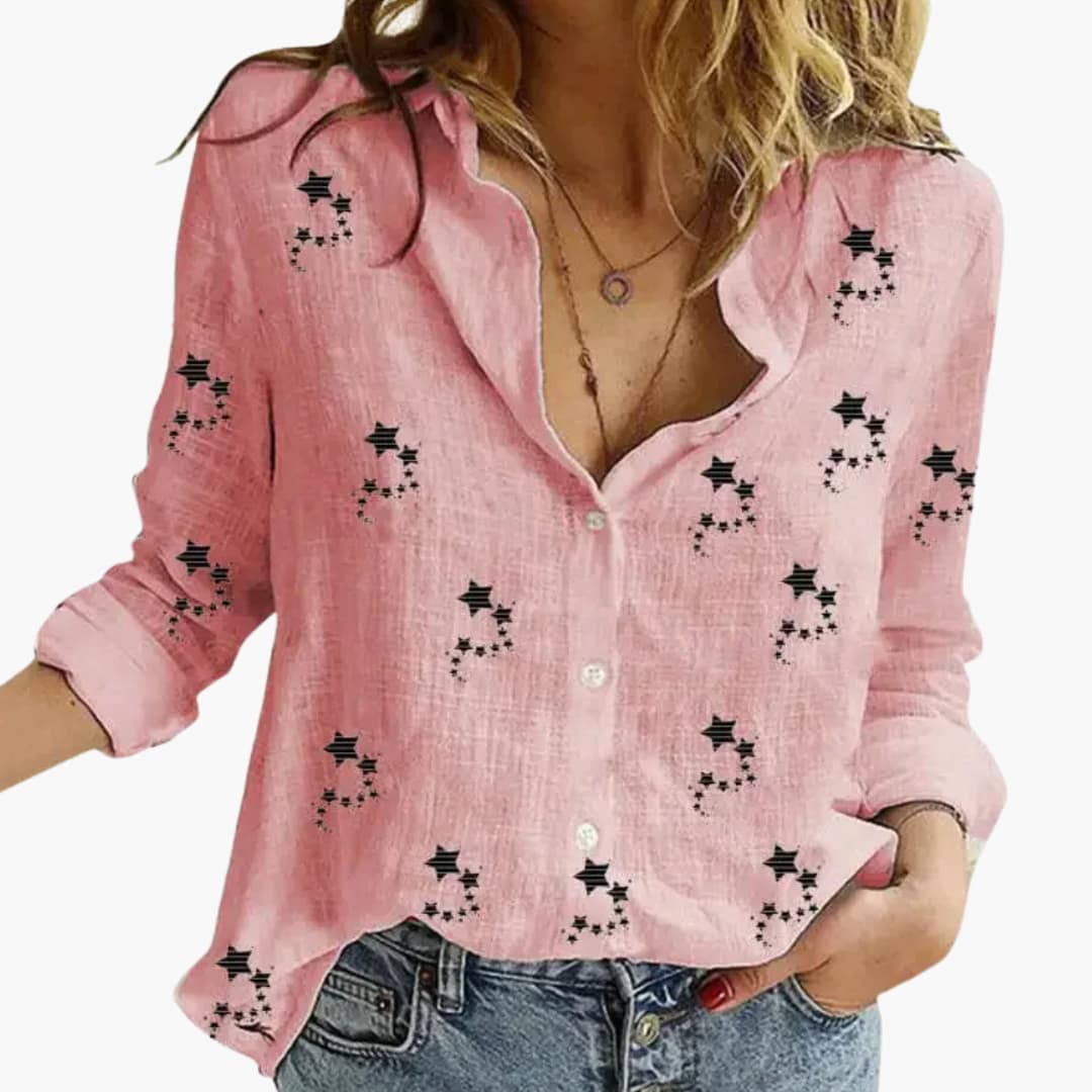 Elegante Bluse mit Blumenmuster für Damen - Stilvoll & Vielseitig