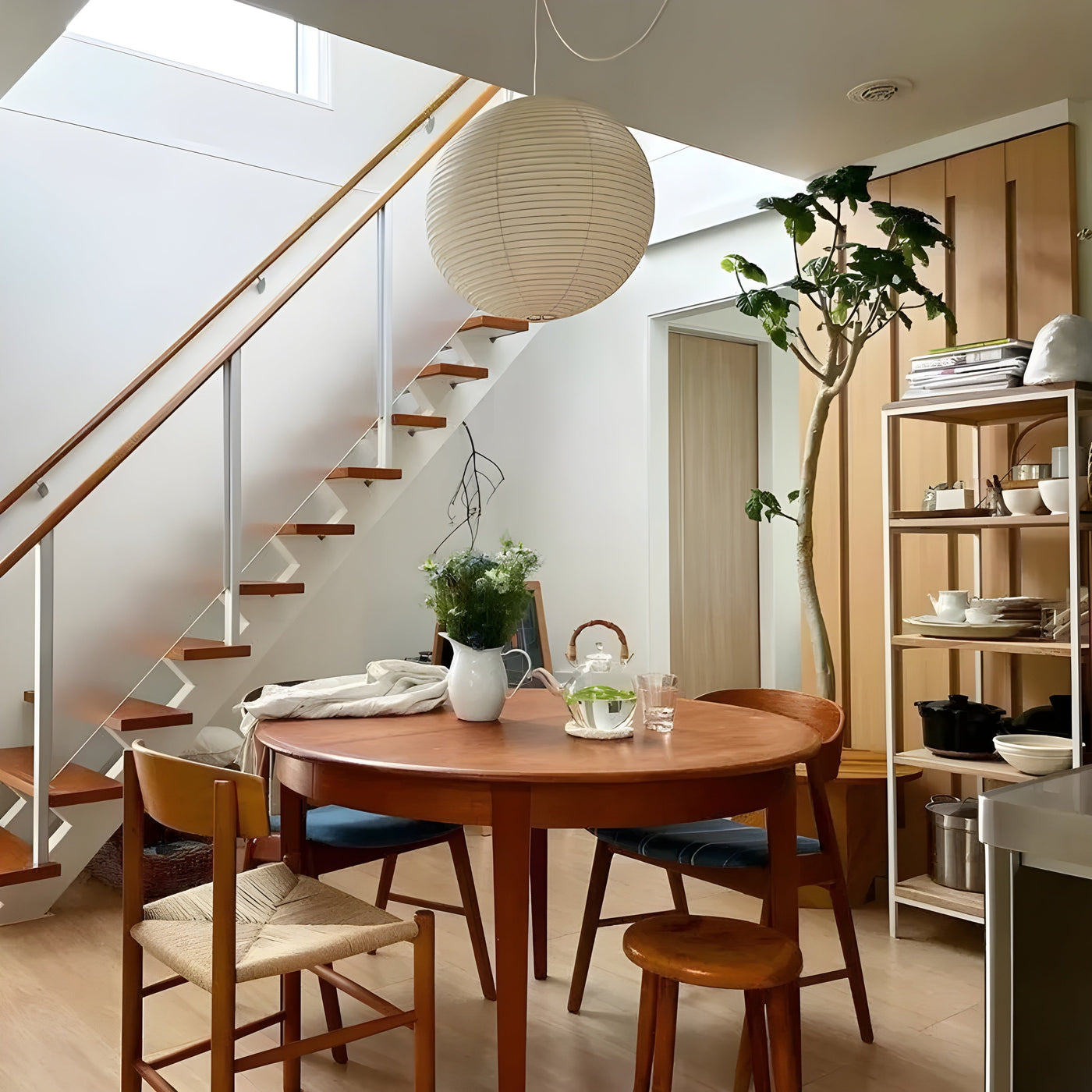 LumenAura Light – Minimalistische Japanische Hängelampe