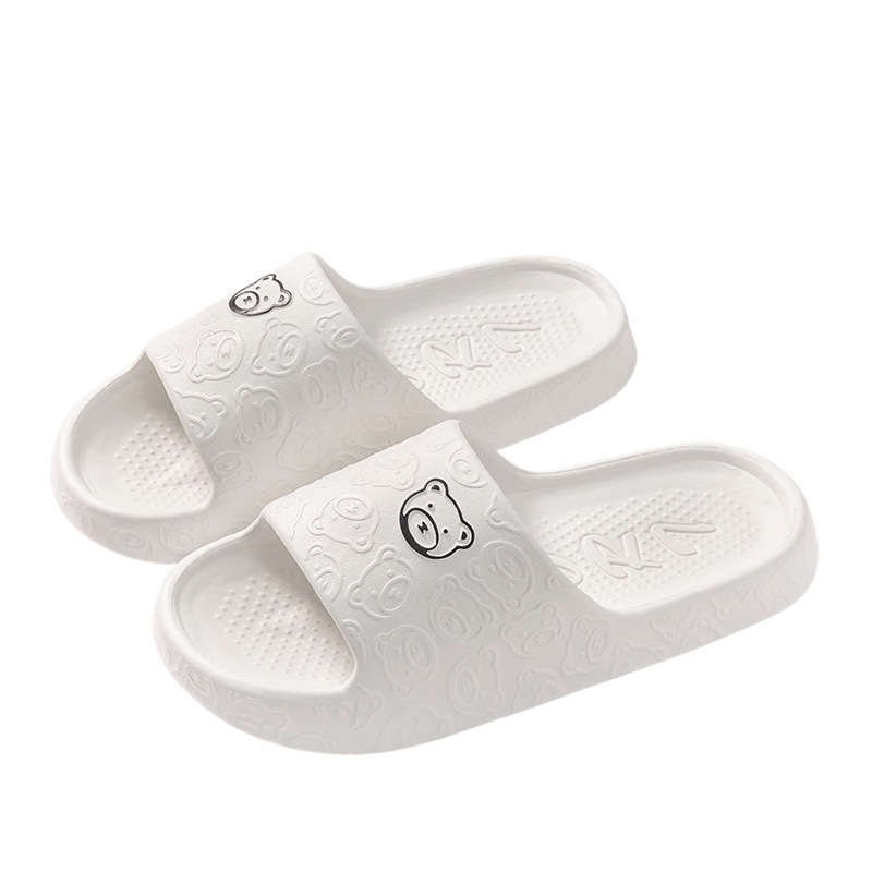 Damen Hausschuhe mit Cartoon-Bären-Design | Bequem