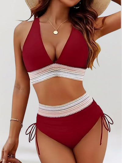 Lizia | Bauchweg-Bikini-Set mit hoher Taille