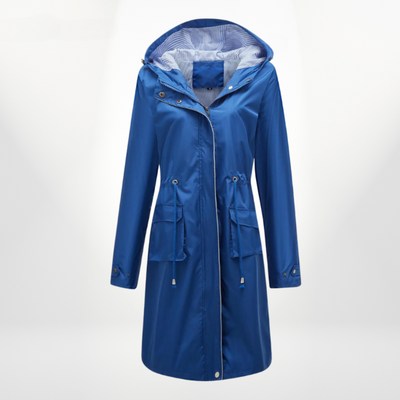Damen Trenchcoat mit Kapuze | Wasserdicht