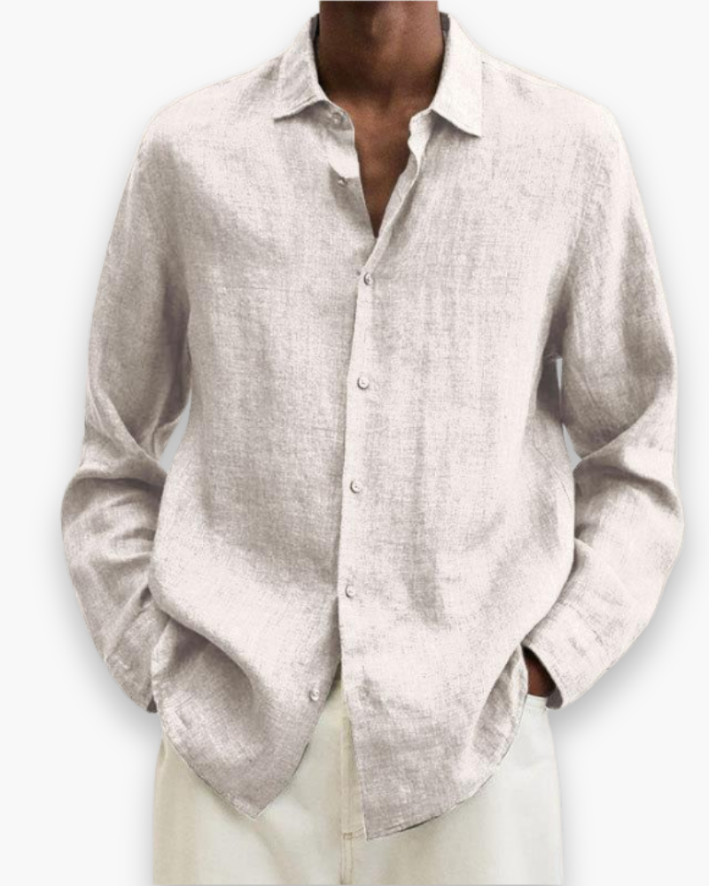 Herren Elegante Freizeit Hemd | Lange Ärmel