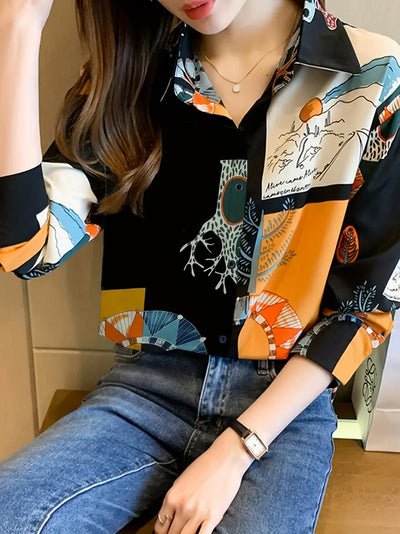 Birgit - Künstlerische Bluse