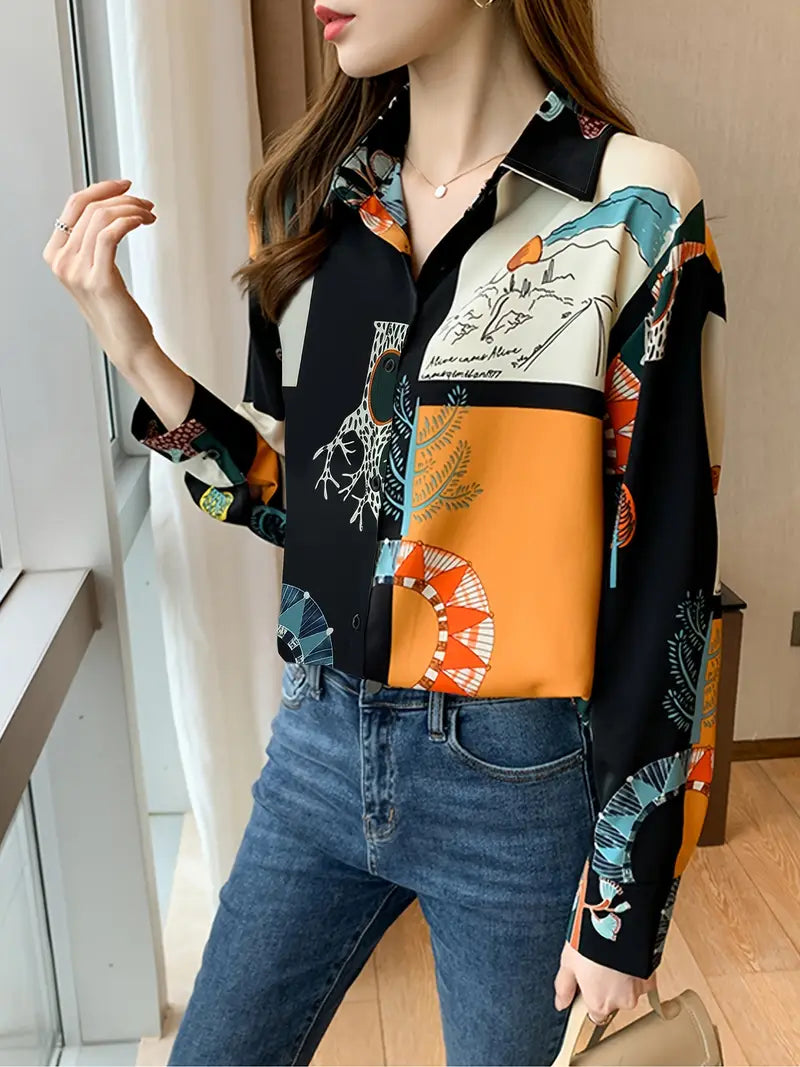 Birgit - Künstlerische Bluse