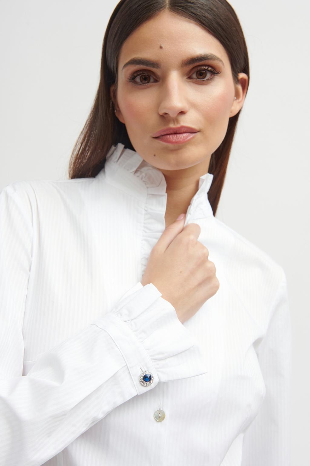 Abella | Elegantes weißes Hemd