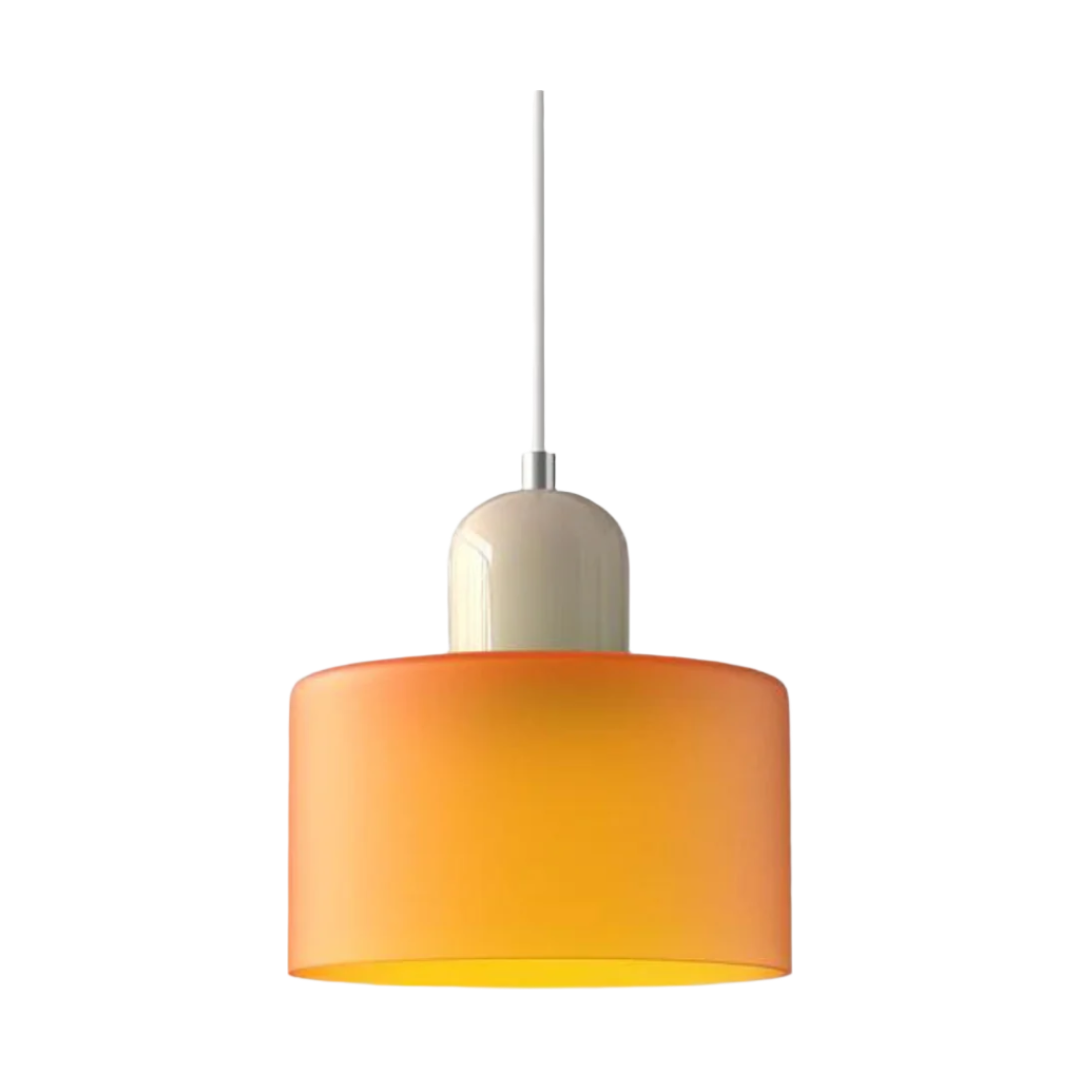 GlamorGlass Light - Europäische Retro Zylinder Pendelleuchte