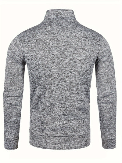 Grzegorz – Langärmelige Strickjacke Mit Reißverschluss