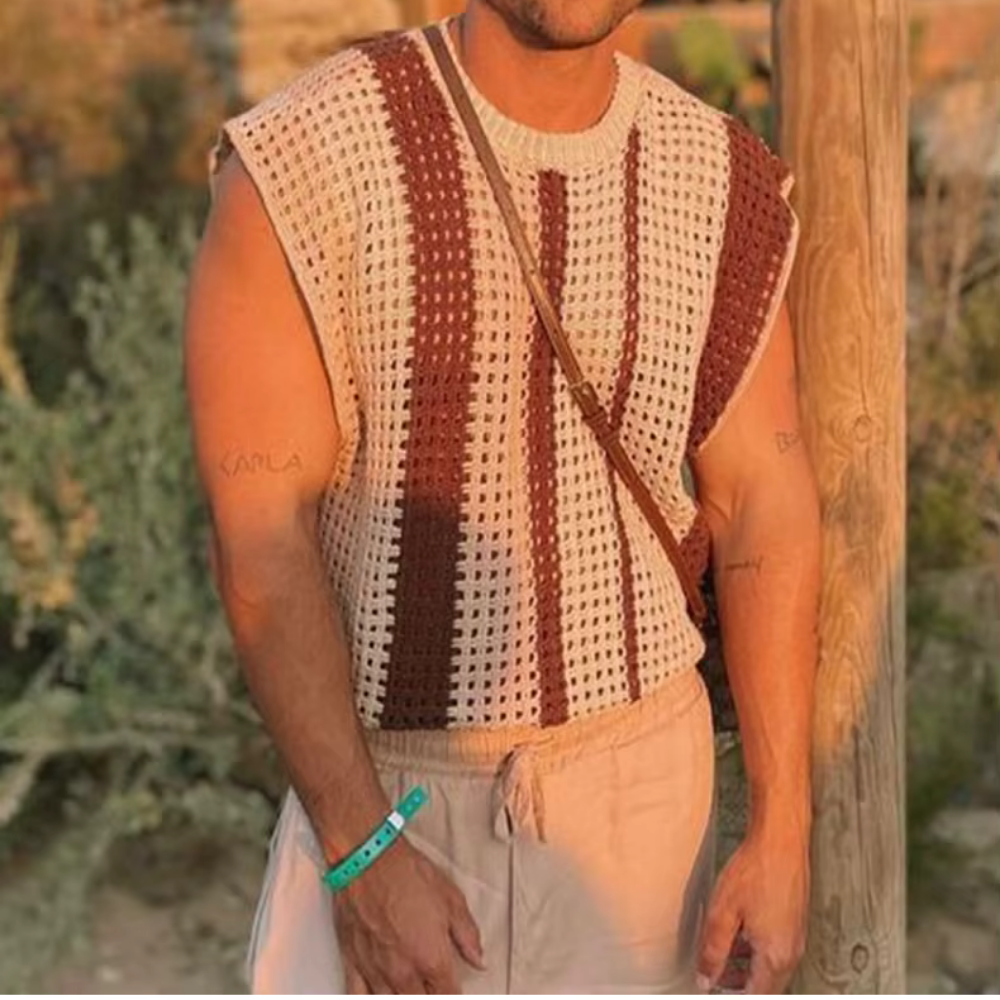 Milan – Gehäkelter Oversize-Pullover im Boho-Look