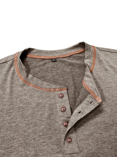 Orazio - Kurzarm T Hemd Mit Knopf