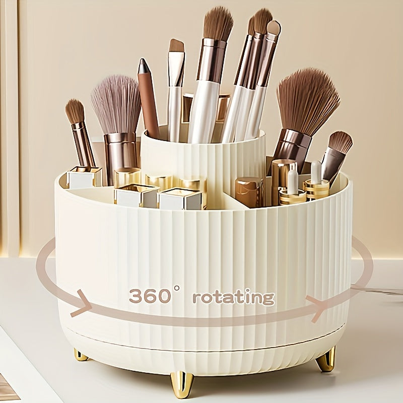 ElegantSpin 360° Drehbarer Organizer – Kosmetik Aufbewahrung