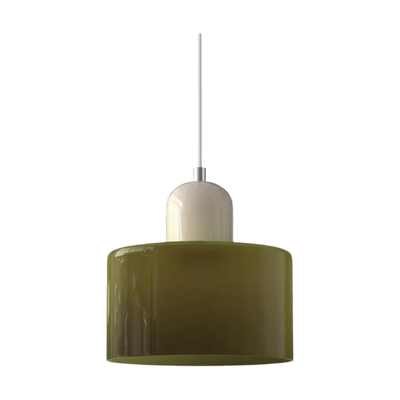GlamorGlass Light - Europäische Retro Zylinder Pendelleuchte