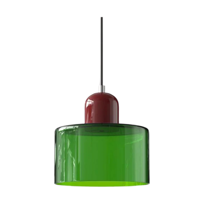 GlamorGlass Light - Europäische Retro Zylinder Pendelleuchte