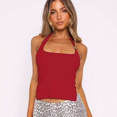 Mayfair™ | Mira Schlitz-Haltertop mit Knopfdetail