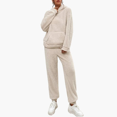 Teddy Hoodie Loungewear für Damen