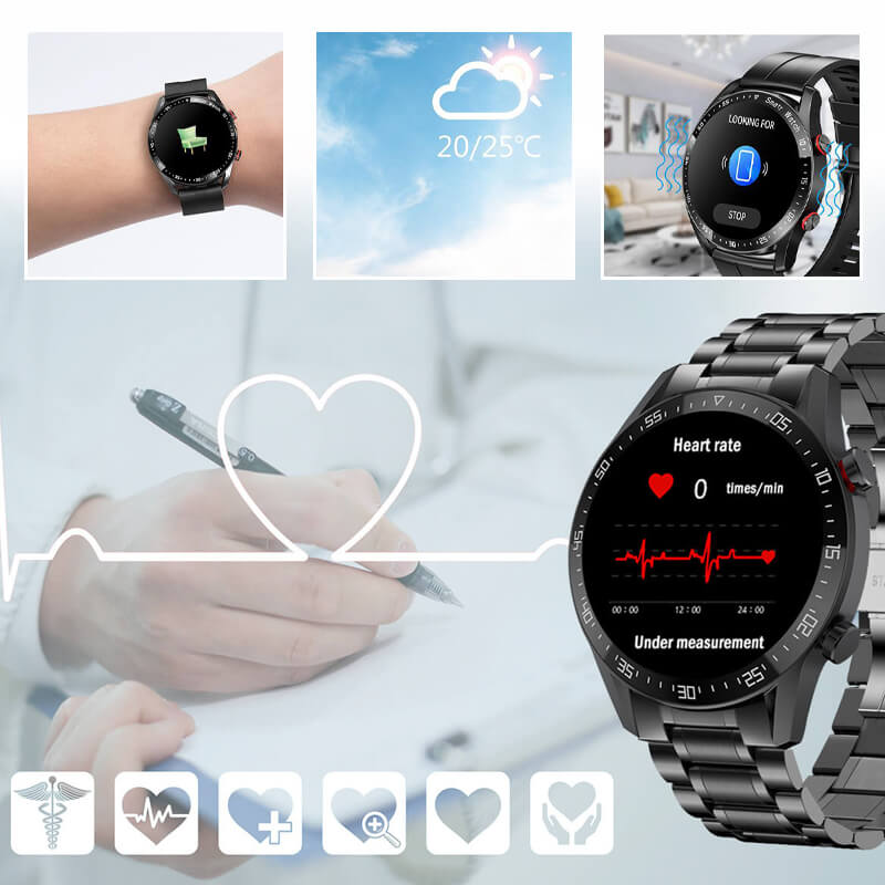 Multifunktionale Smartwatch mit Blutzuckermessung & NFC