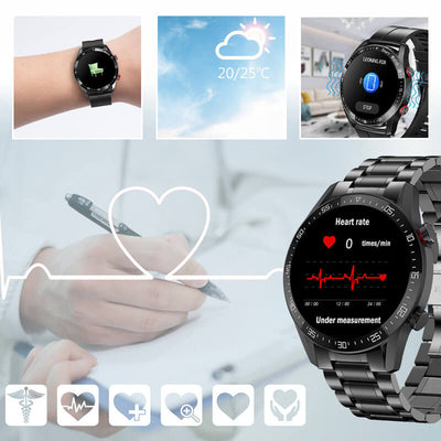 Multifunktionale Smartwatch mit Blutzuckermessung & NFC