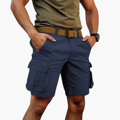 Herren Cargo Shorts mit Reißverschluss und vielen Taschen
