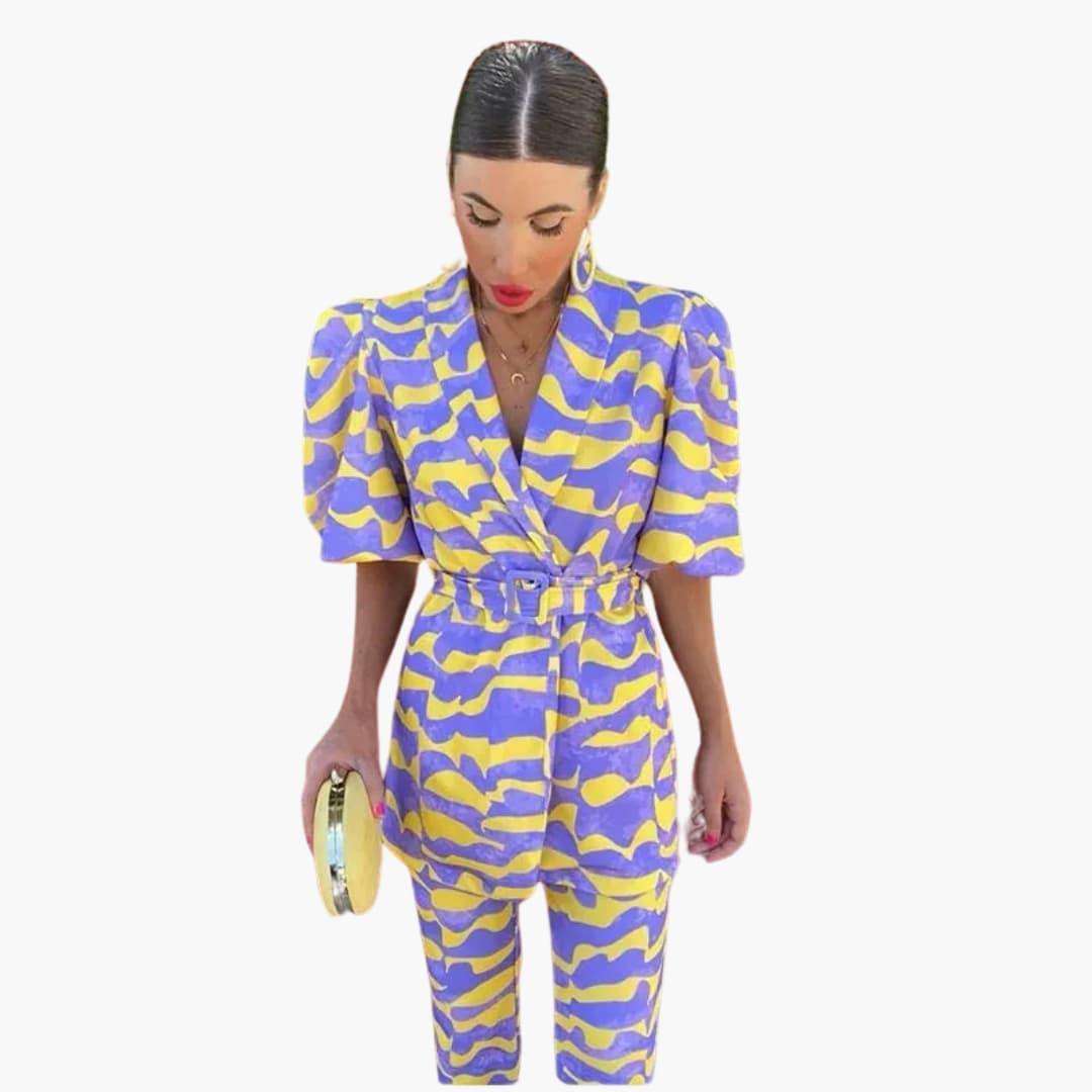 2-teiliges Damen-Set - Elegantes Freizeit-Outfit aus weichem Stoff