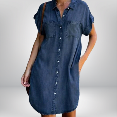 Carina - Entspanntes Denim-Kleid
